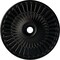 Ekena Millwork Galveston Ceiling Medallion (Canopies up to 4 3/4"), 36 5/8"OD x 3 5/8"ID x 2 3/8"P, Black Pearl CM36GLBPS - alternate 1
